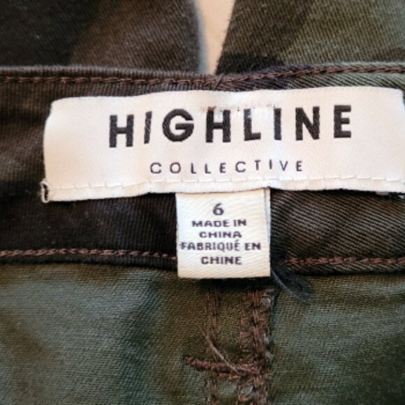 Camo Zipper Leg Split Pants - Picture 4 of 6